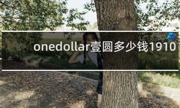 onedollar壹圆多少钱1910