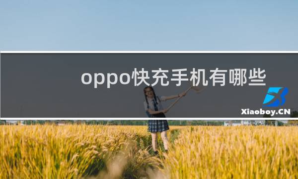 oppo快充手机有哪些