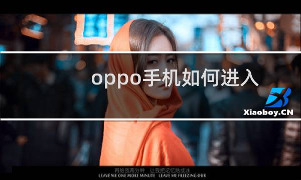 oppo手机如何进入工程模式清除数据