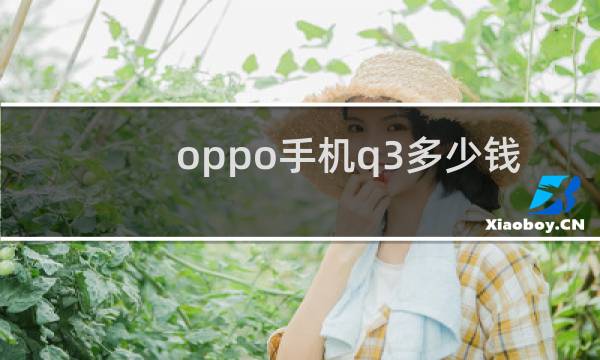 oppo手机q3多少钱