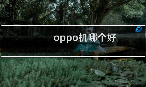 oppo机哪个好