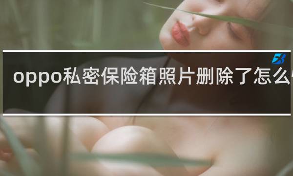 oppo私密保险箱照片删除了怎么恢复