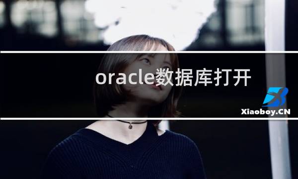 oracle数据库打开