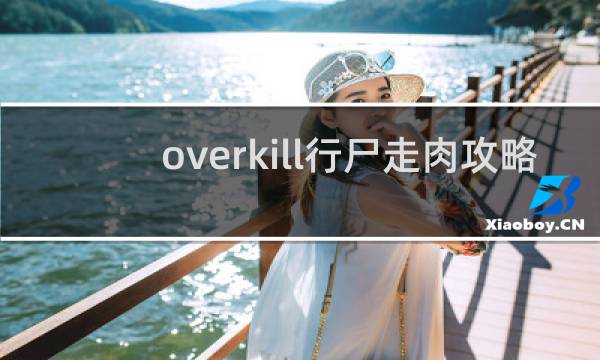 overkill行尸走肉攻略
