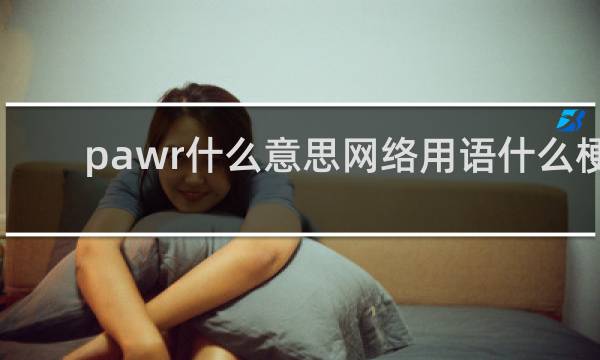 pawr什么意思網(wǎng)絡(luò)用語什么梗