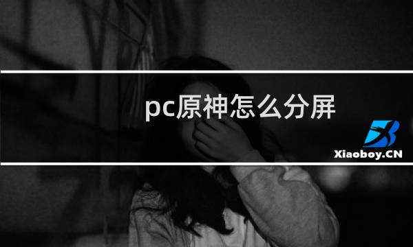 pc原神怎么分屏