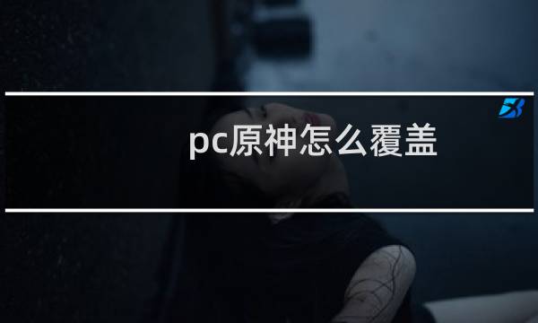 pc原神怎么覆盖
