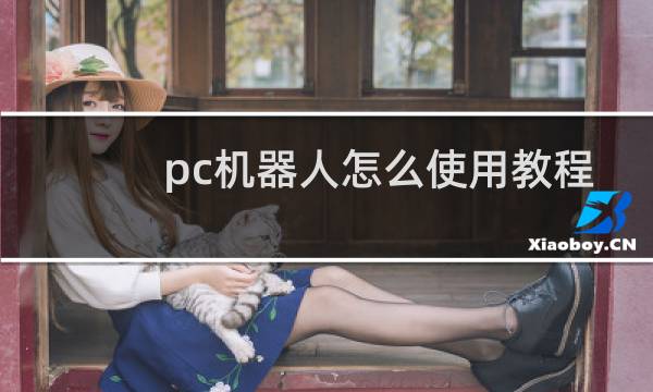 pc机器人怎么使用教程