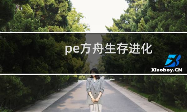 pe方舟生存进化