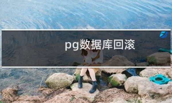 pg数据库回滚