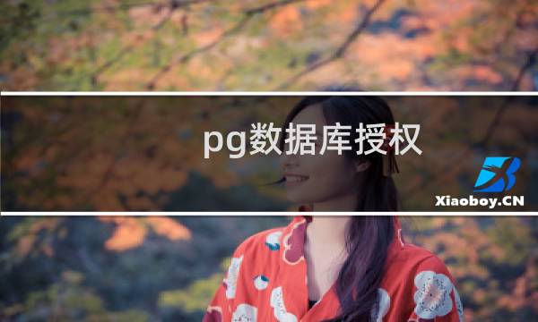 pg数据库授权