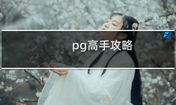 pg高手攻略