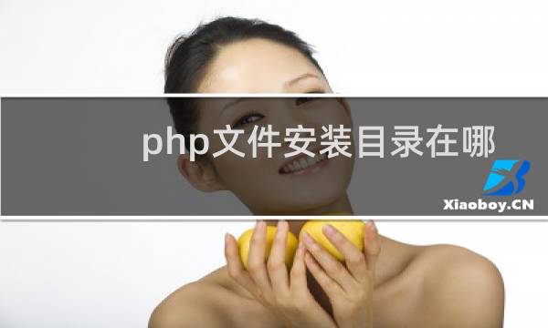 php文件安装目录在哪