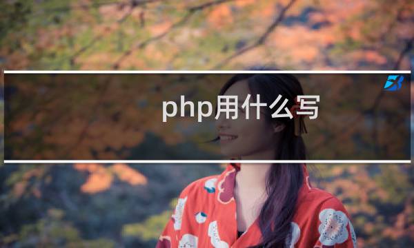 php用什么写
