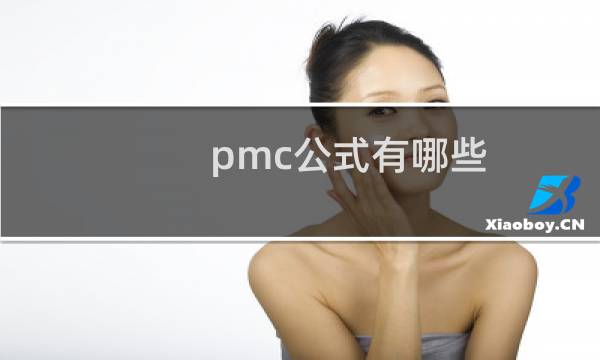 pmc公式有哪些