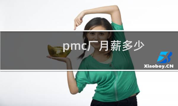 pmc厂月薪多少