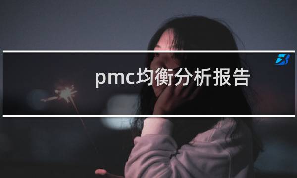 pmc均衡分析报告