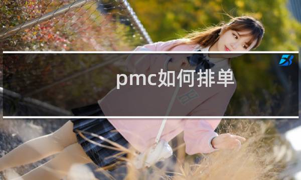 pmc如何排单
