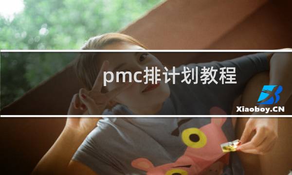 pmc排计划教程