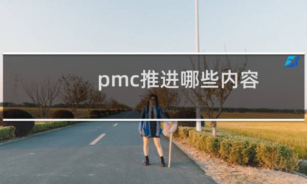 pmc推进哪些内容