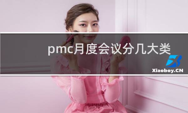 pmc月度会议分几大类