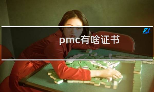 pmc有啥证书