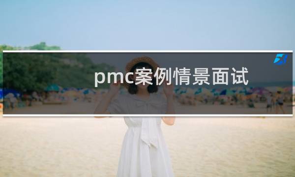 pmc案例情景面试