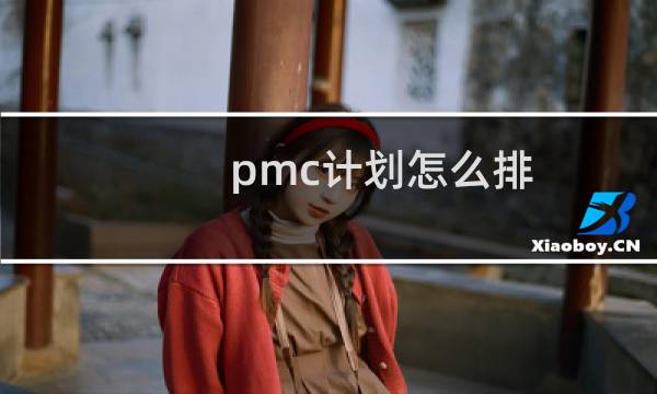 pmc计划怎么排