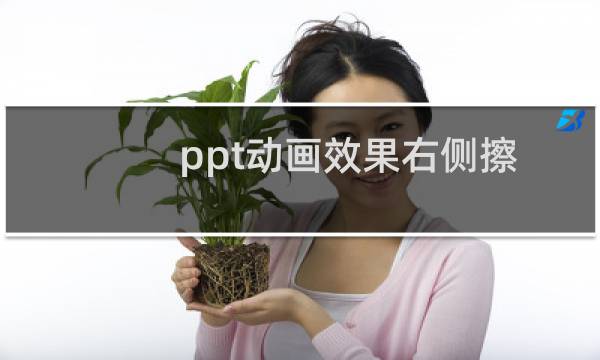 ppt动画效果右侧擦除怎么设置