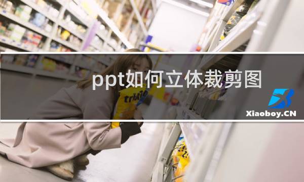 ppt如何立体裁剪图片