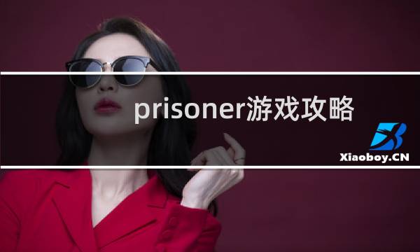 prisoner游戏攻略