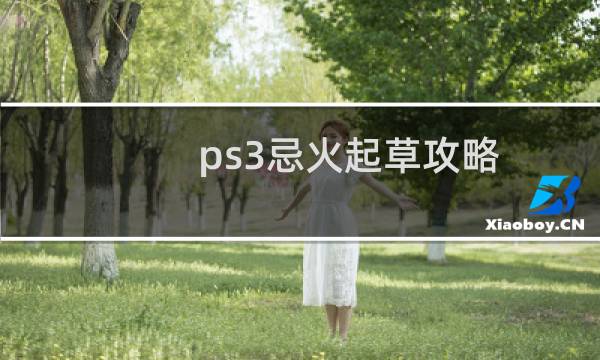 ps3忌火起草攻略