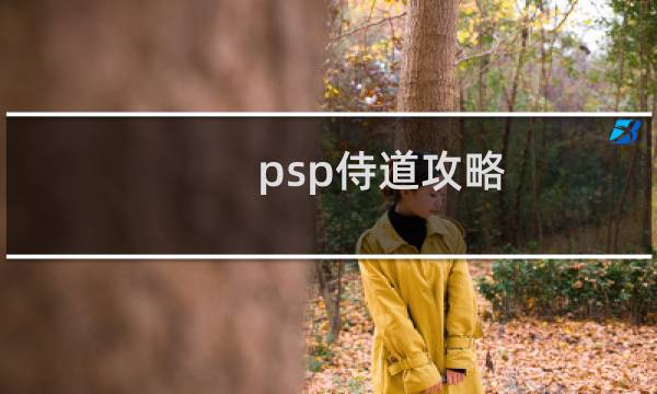 psp侍道攻略