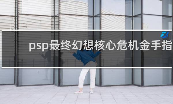 psp最终幻想核心危机金手指