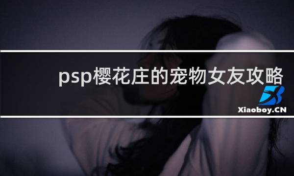 psp樱花庄的宠物女友攻略