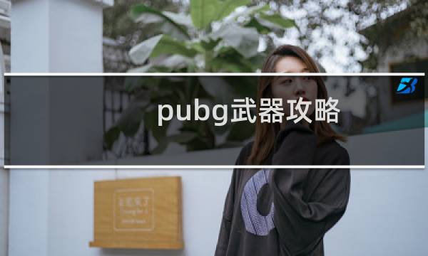 pubg武器攻略