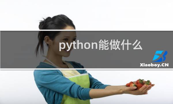 python能做什么兼职（python能做什么）图片