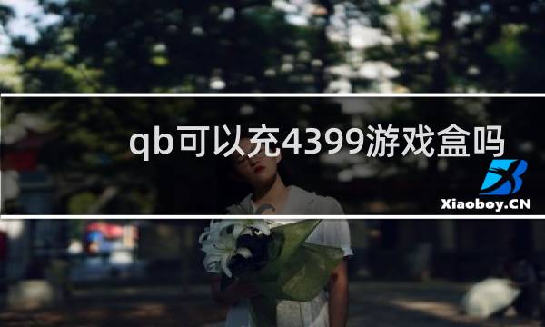 qb可以充4399游戏盒吗