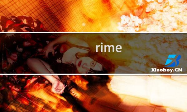 rime 攻略视频
