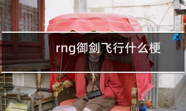rng御剑飞行什么梗