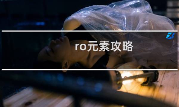 ro元素攻略