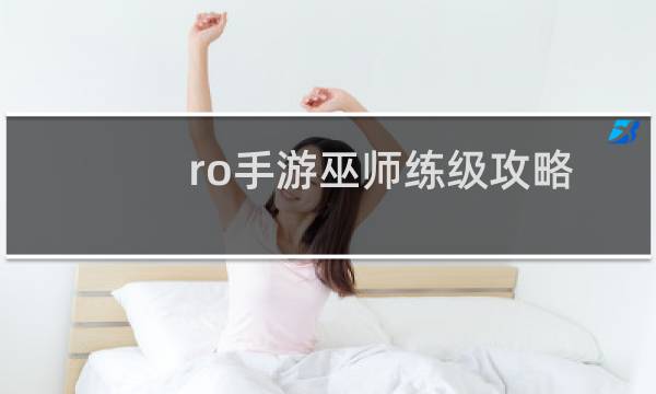 ro手游巫师练级攻略