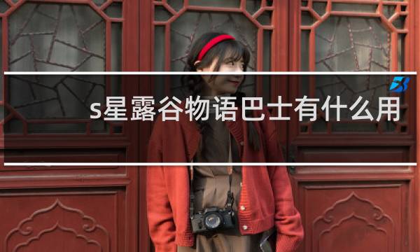 s星露谷物语巴士有什么用