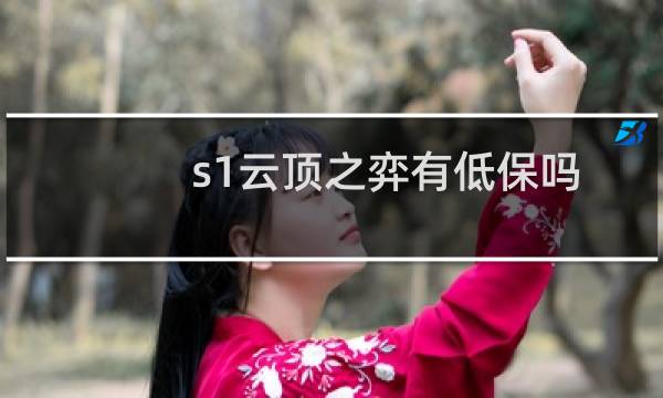 s1云顶之弈有低保吗