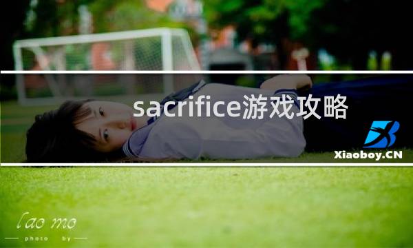 sacrifice游戏攻略