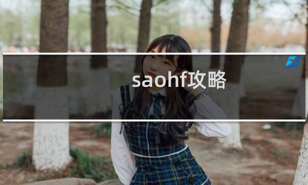 saohf攻略