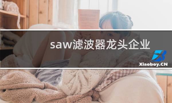 saw滤波器龙头企业