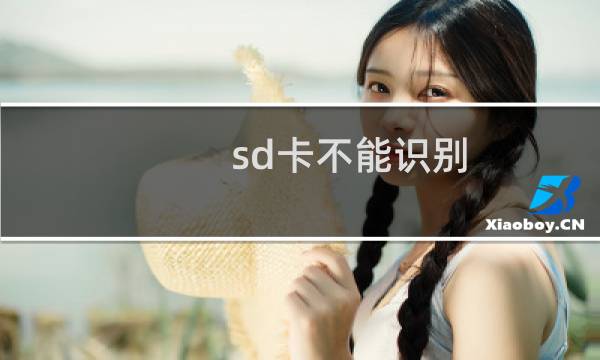 sd卡不能识别，无法格式化，怎么办！