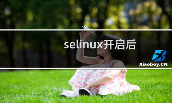 selinux开启后重启系统无法连接
