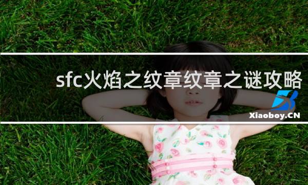 sfc火焰之纹章纹章之谜攻略